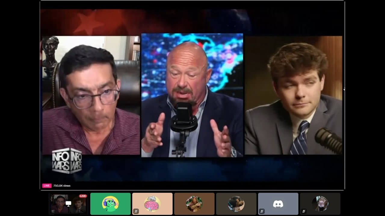 The Iran War Debate: Dinesh D'Souza vs Nick Fuentes